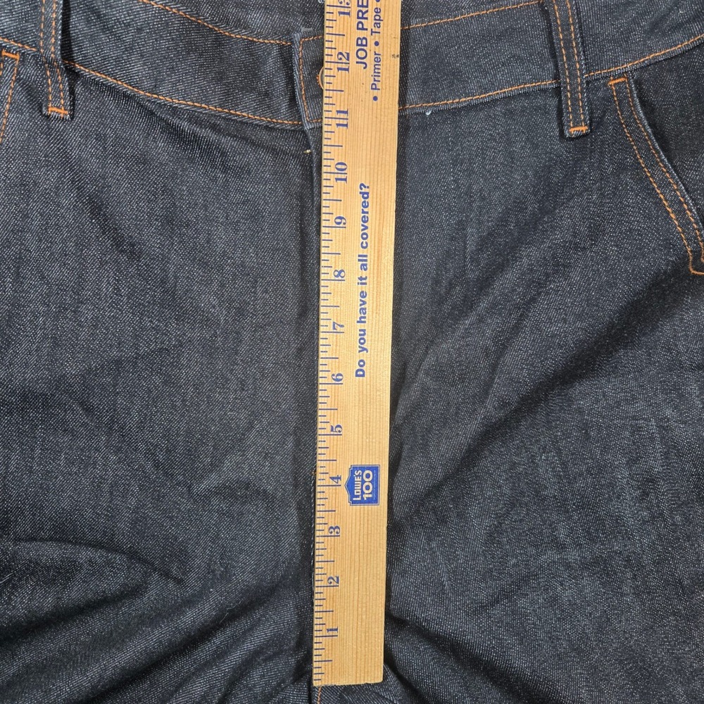 Chico's Women 16R Indigo Blue High Rise Wide Leg Denim Jeans - Picture 7 of 11